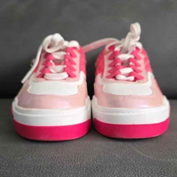 Karl Lagerfeld Pink and White Sneakers - Picture 7 of 8